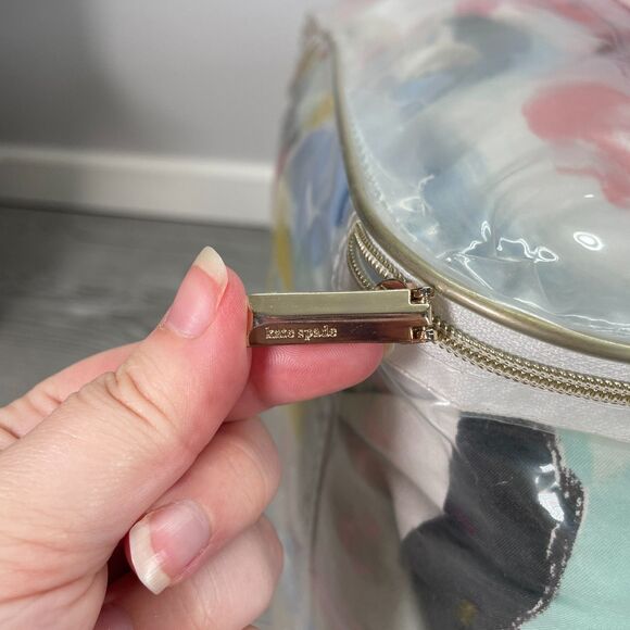 Kate Spade Paintball Floral Full-Queen Comforter Colorful Watercolor Pink Blue - Picture 6 of 10